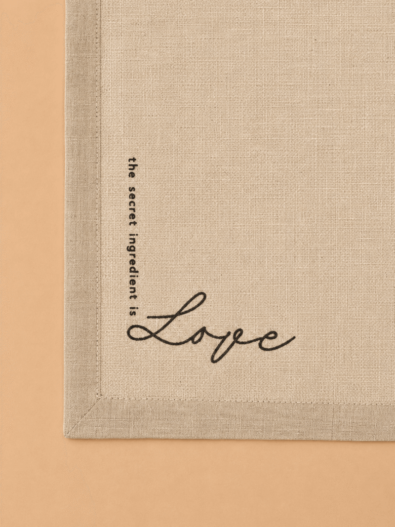 Linen table napkin